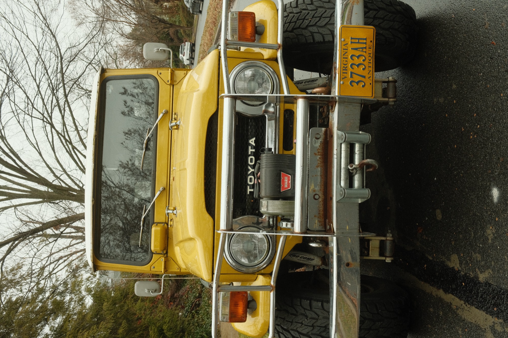 FJ40 grille and brush guard